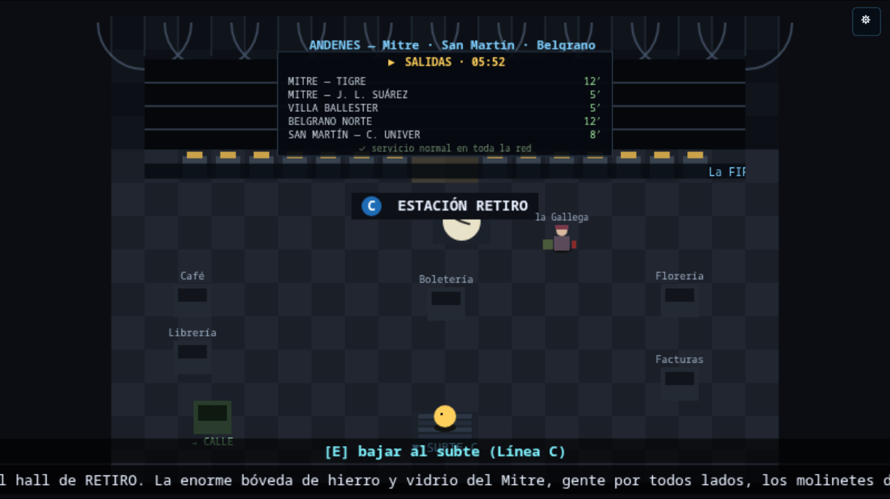 La terminal de Retiro: bóveda de hierro y vidrio del Mitre, molinetes, locales