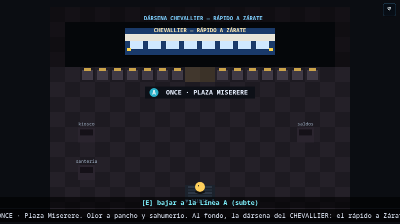 El hall de Once: la dársena del Chevallier, kiosco, santería y saldos